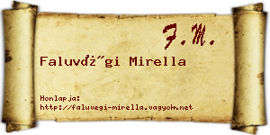 Faluvégi Mirella névjegykártya